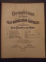 Musikalien:Noten:Mendelssohn
